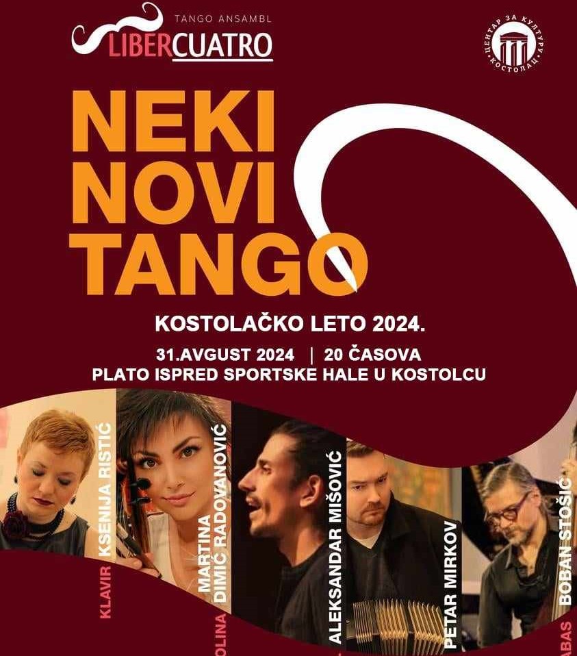 Na završnici manifestacije „Kostolačko leto 2024″ koncert „Neki novi tango“