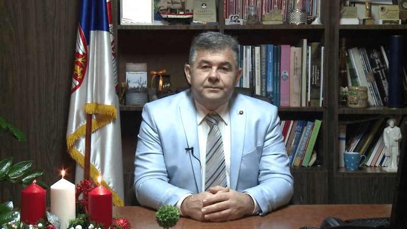 Novogodišnja čestitka predsednika opštine Malo Crniće Mališe Antonijevića