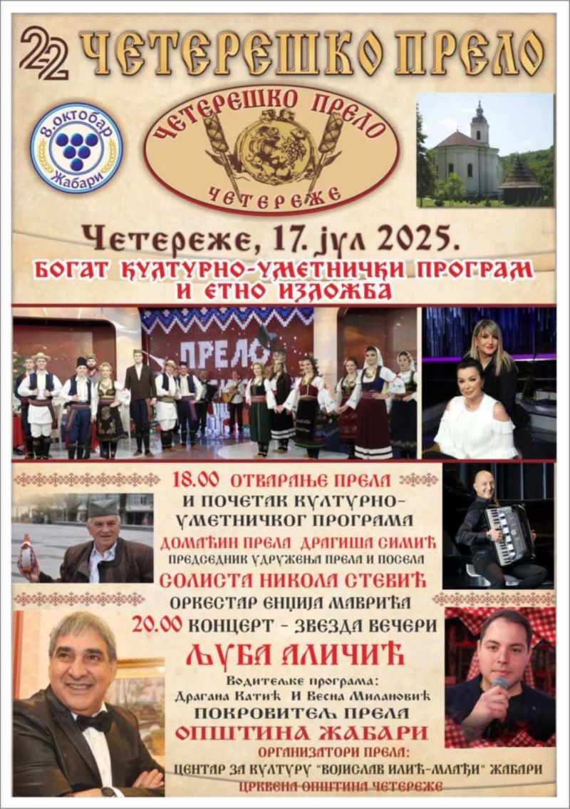22. Četereško prelo – Očuvanje tradicije i duha zavičaja