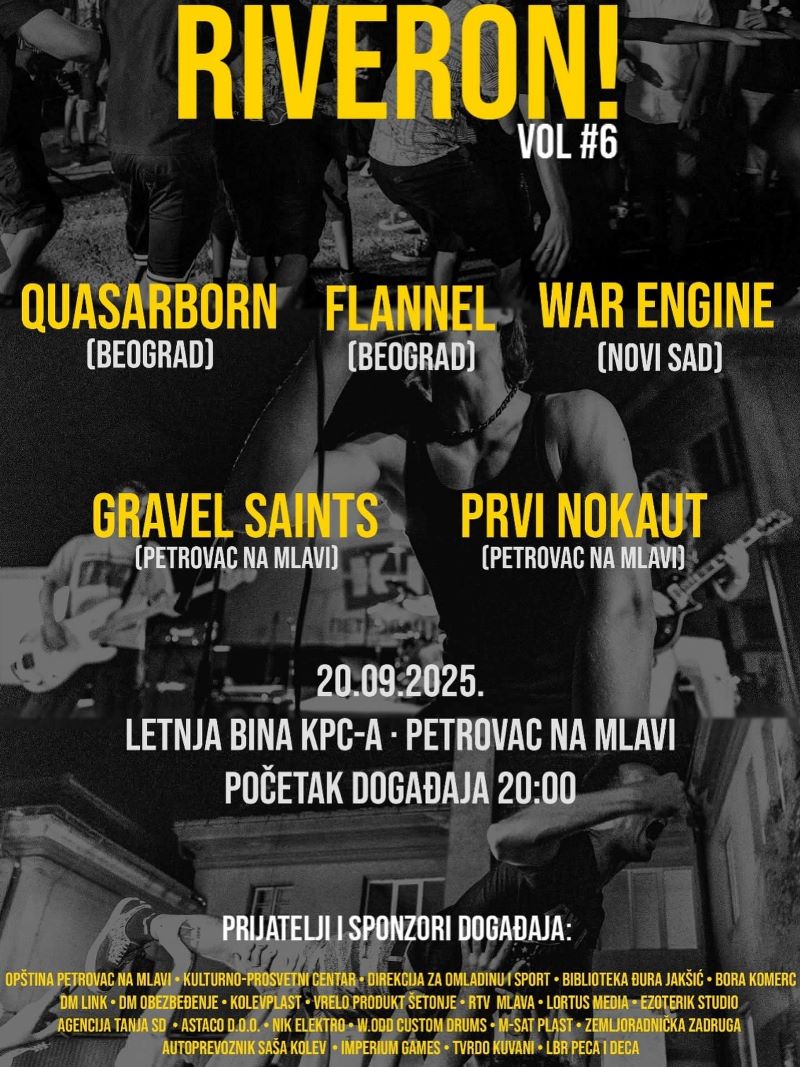Riveron! vol. 6 – Rock energija stiže u Petrovac na Mlavi