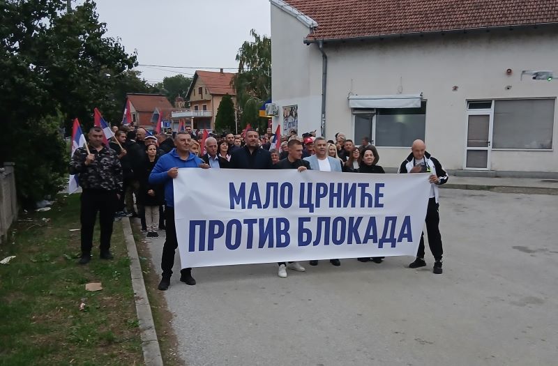 Građani Malog Crnića iskazali podršku Srbima na Kosovu i Metohiji