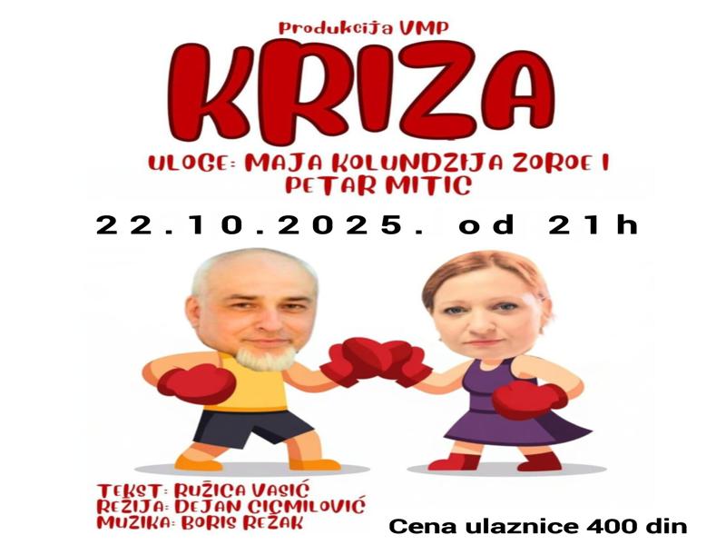 Predstava „Kriza“ na završnoj večeri 54. FEDRAS-a