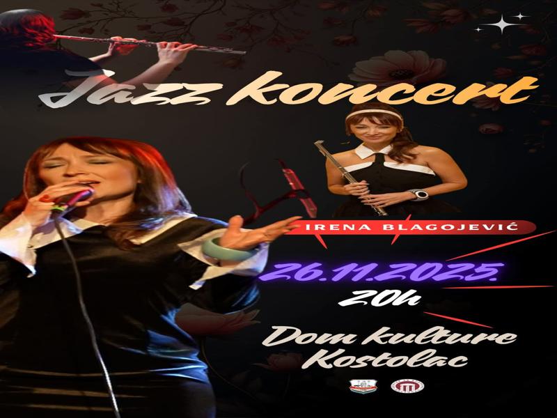 Džez koncert „Irena Blagojević kvartet“ u Kostolcu
