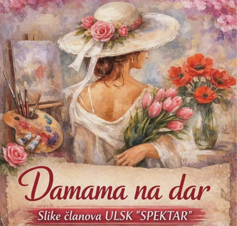 „Damama na dar“ – Izložba slika povodom 8. marta u Kostolcu