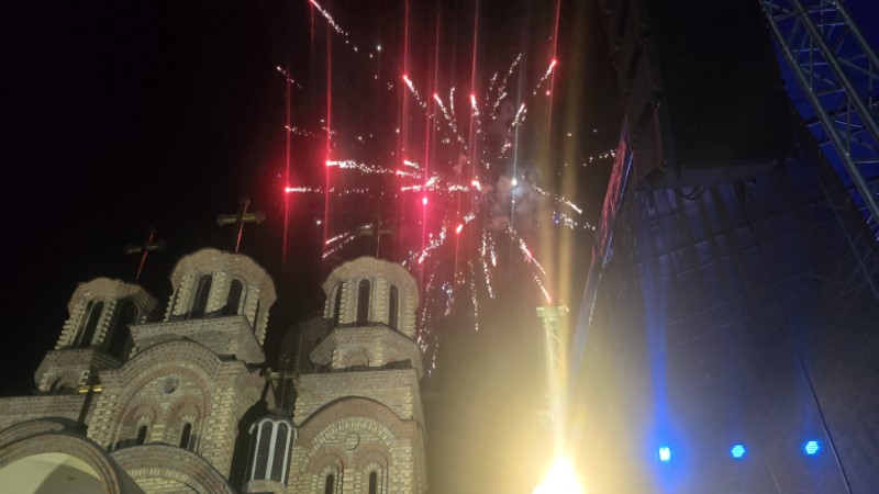 crkva svetog gavrila osipaonica vatromet