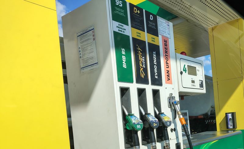 benzinska pumpa gorivo cene