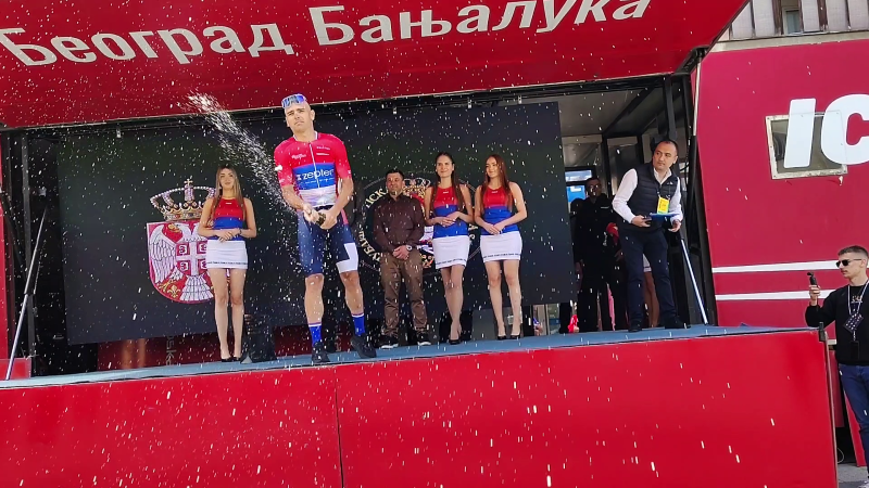 Spektakularan početak jubilejne trke Beograd–Banjaluka: Dušan Rajović slavio u Požarevcu