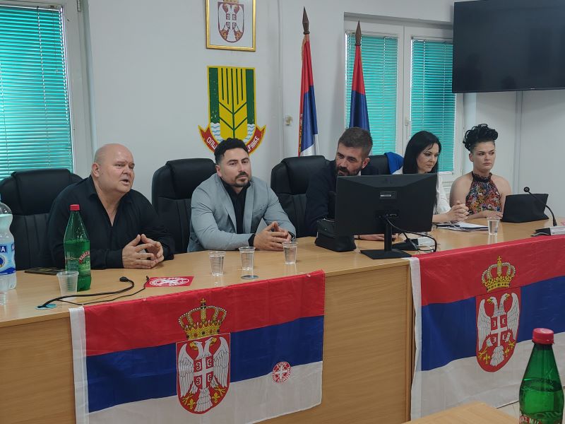 Zajednička fotografija članova i rukovodstva Partije srpskih nacionalista nakon formiranja odbora