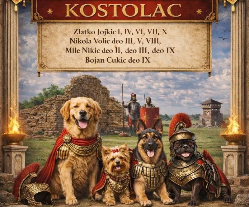 Plakat za CAC izložbe u Viminacijumu