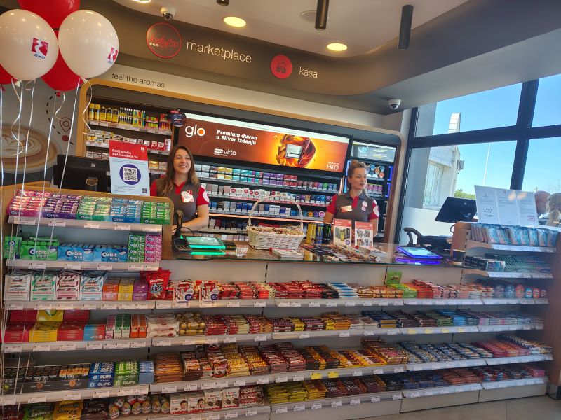 EKO Serbia otvorila novu benzinsku stanicu u Požarevcu i pružila podršku lokalnoj zajednici 8 Minimarket u okviru nove EKO benzinske stanice.
