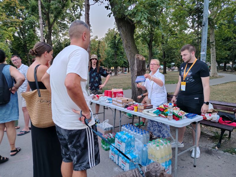 Grašani u akciji prikupljanja pomoći za vatrogasce u Deliblatskoj peščari