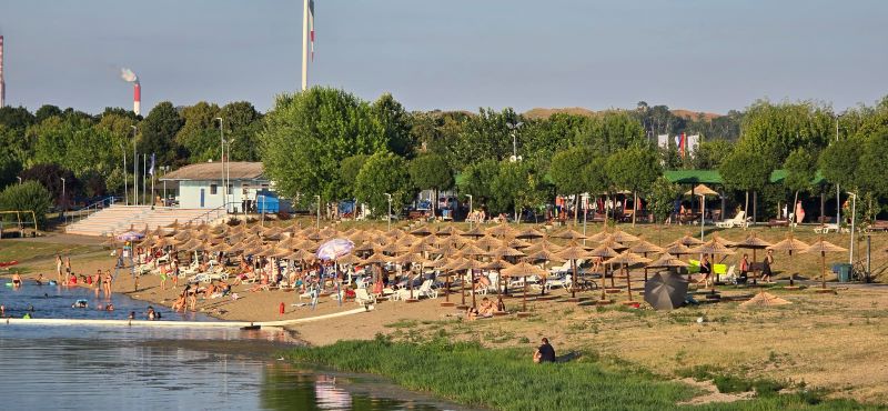 Kupalište Topoljar na Dunavcu u Kostolcu