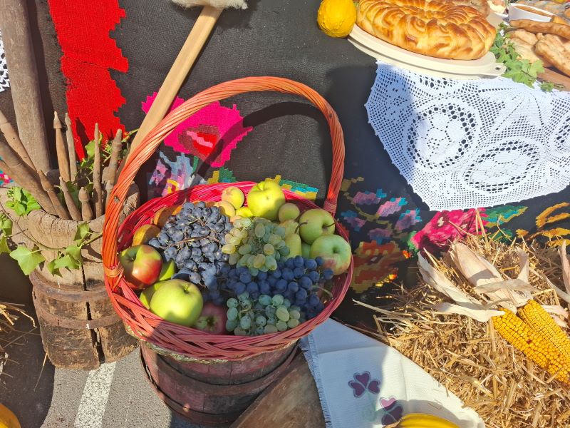 Štandovi sa domaćim proizvodima i dečje igre na Miholjskim susretima sela u Ćirikovcu
