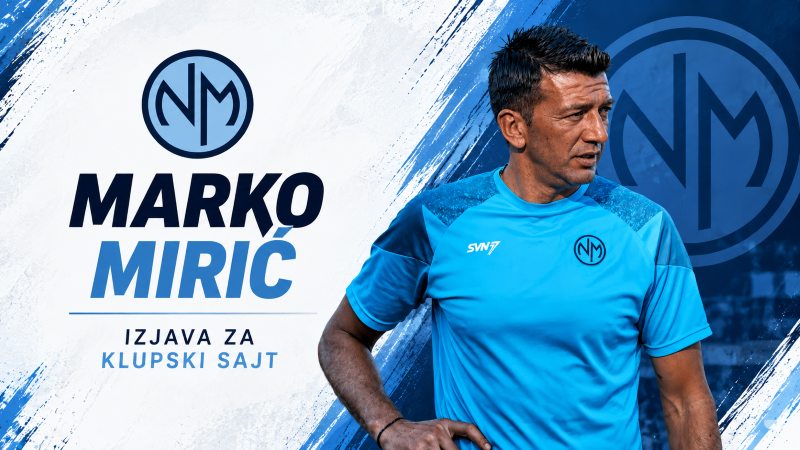 Marko Mirić pred duel sa Slobodom: Napredak ima svoje šanse za pozitivan rezultat