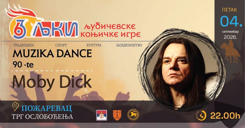 Veče muzike devedesetih u Požarevcu: Moby Dick, Ivan Gavrilović, Trik FX, Slađa Đogani i Sindi Models