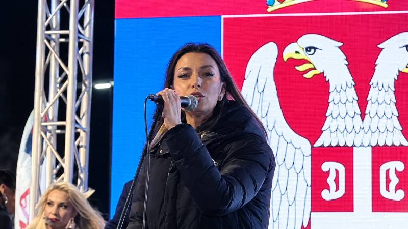 Predizborni skup liste „Aleksandar Vučić – Ujedinjena Srbija“ održan u Požarevcu 12 Adrijana Mesarović u Požarevcu